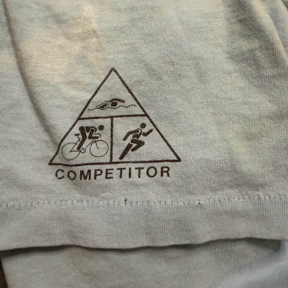 Vintage 1990 Heart o Dixie Triathlon Shirt Mountain Dew Pizza Hut Fruit of Loom - Picture 5 of 5